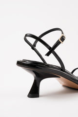 IVONE - Black Patent Leather Sandals