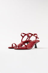 IVONE - Red Patent Leather Sandals