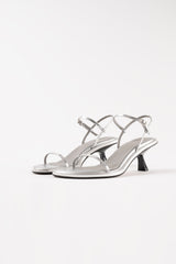 IVONE - Silver Patent Leather Sandals