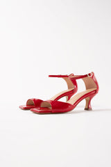 KIKA - Red Patent Leather Sandals