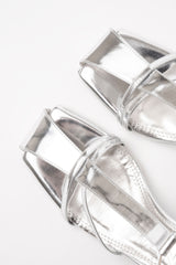 KRIXIA - Silver Leather Sandals