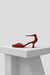 FABIOLA - Bloody Red Patent Leather Pumps