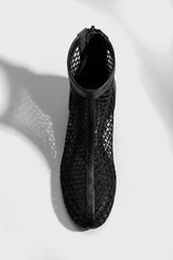 MAXIMA - Black Mesh Boots