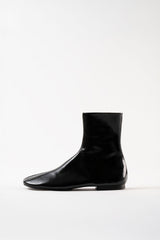 MOLLI - Black Patent Leather Ankle Boots