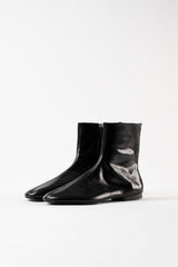 MOLLI - Black Patent Leather Ankle Boots