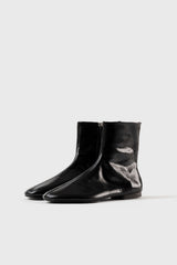 MOLLI - Black Patent Leather Ankle Boots
