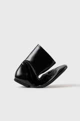 MOLLI - Black Patent Leather Ankle Boots