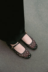 MYLENA - Black Tulle With Strass Ballerina