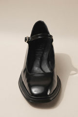 PENELOPE - Black Polished Leather Babies