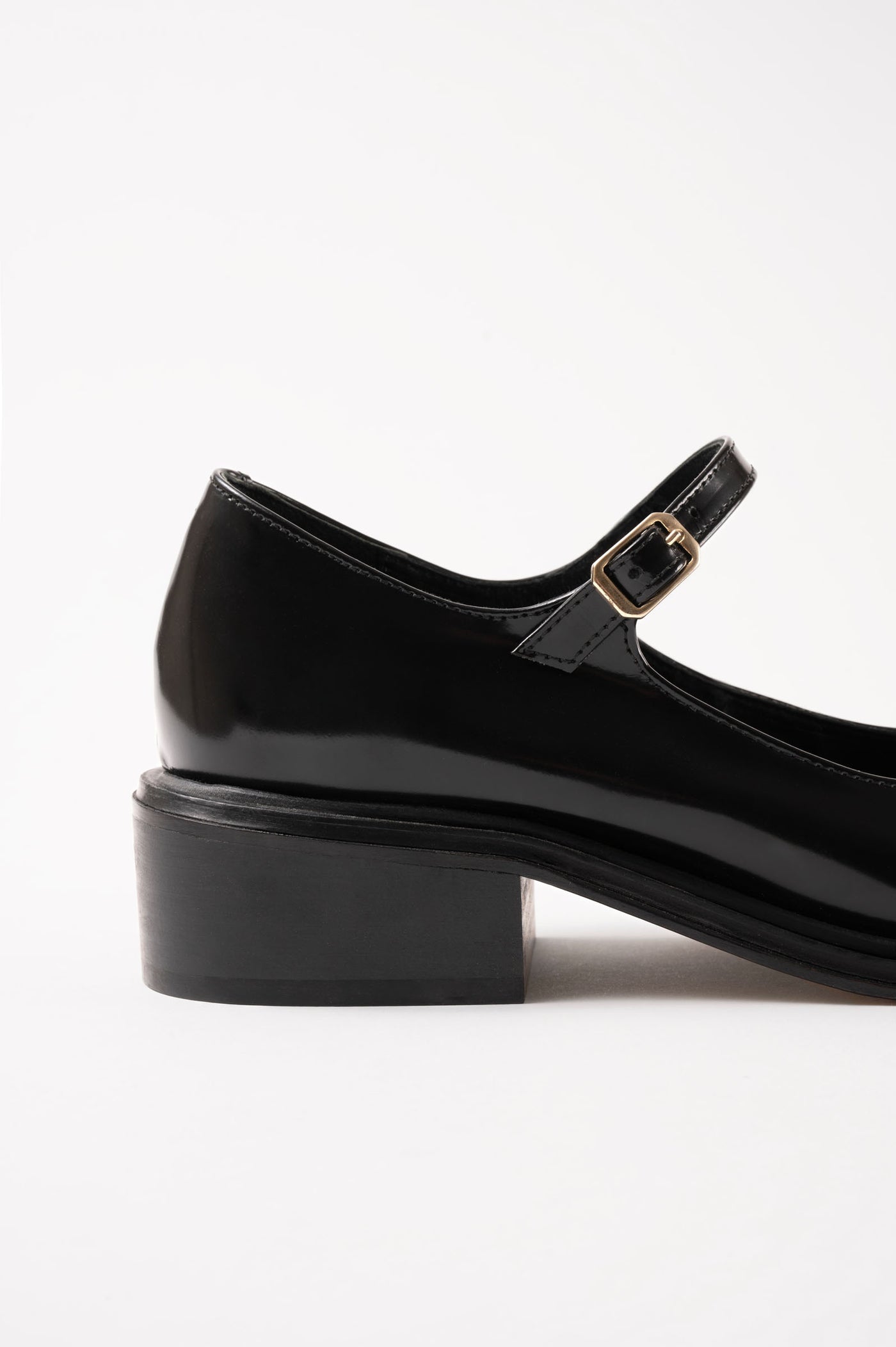 Souliers Martinez スペイン　レディースパンプス PENELOPE - Black Polished Leather Babies – Souliers Martinez