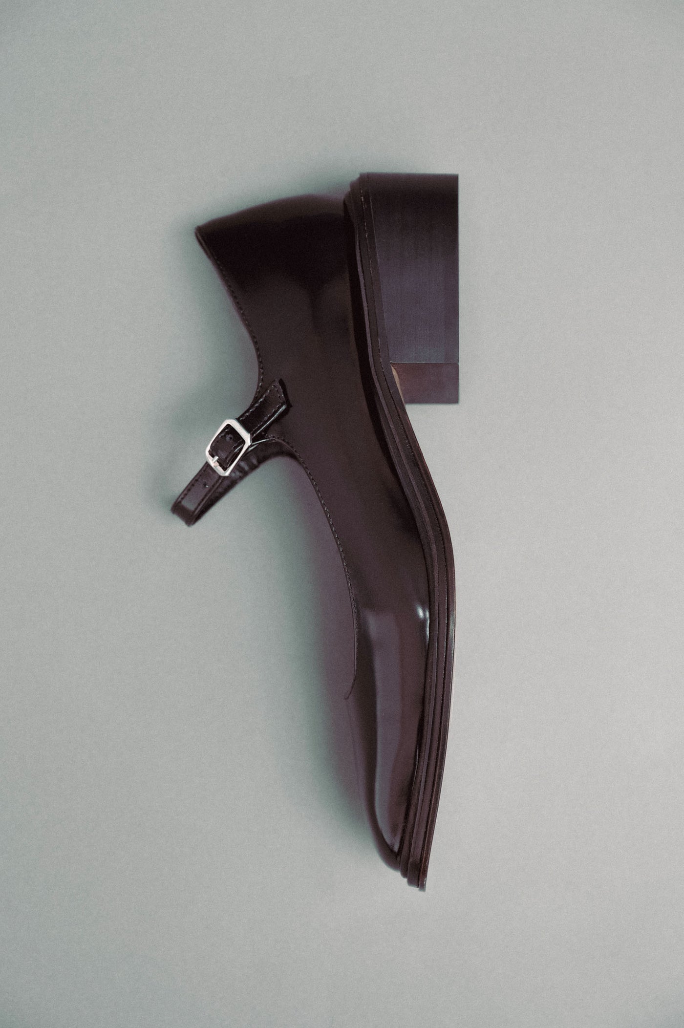 PENELOPE - Black Polished Leather Babies – Souliers Martinez