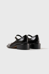 PENELOPE - Black Polished Leather Babies