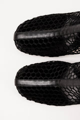 POPPY - Black Mesh Boots