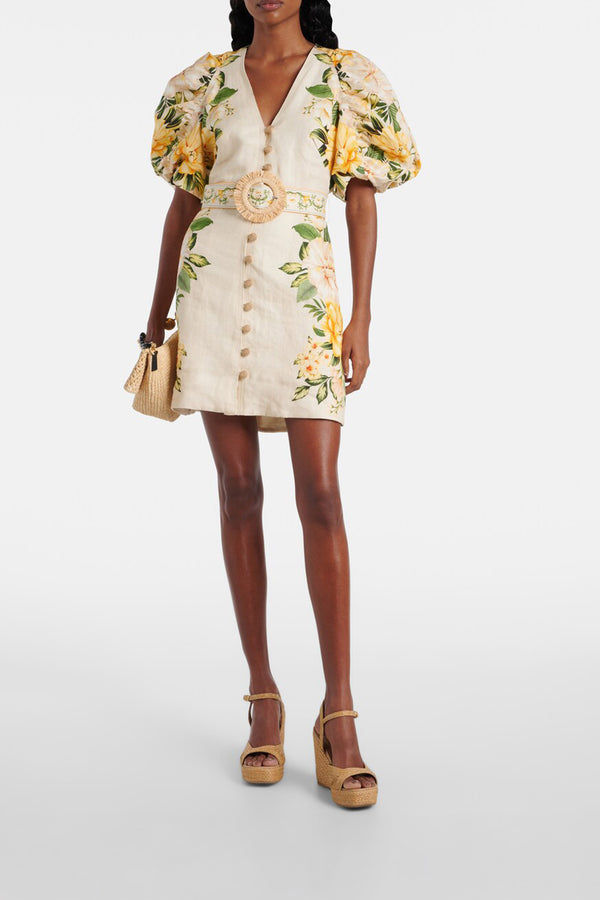 SUMMER - Natural Raffia Platform Sandals