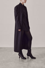 TALIN - Black Leather Ankle Boots