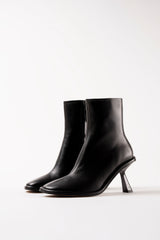 TEO - Black Leather Ankle Boots