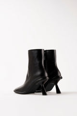 TEO - Black Leather Ankle Boots