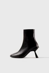Teo black leather ankle boots - Souliers Martinez