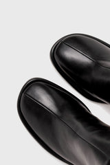 Teo black leather ankle boots - Souliers Martinez