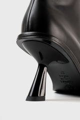 Teo black leather ankle boots - Souliers Martinez