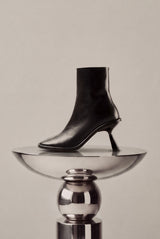 Teo black leather ankle boots - Souliers Martinez