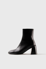 Teruel black leather ankle boots - Souliers Martinez