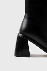 Teruel black leather ankle boots - Souliers Martinez