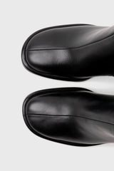 Teruel black leather ankle boots - Souliers Martinez