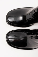 TRIANA - Black Patent Leather Knee-High Boots