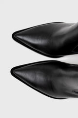 Vegas black leather ankle boots - Souliers Martinez