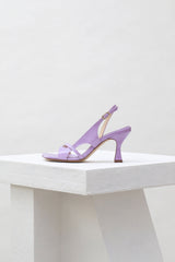 ALGAR - Lavender Patent Leather Sandals