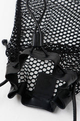 LLANO - Black Mesh Crossbody Bags